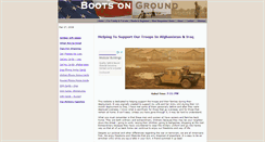 Desktop Screenshot of bootsonground.com